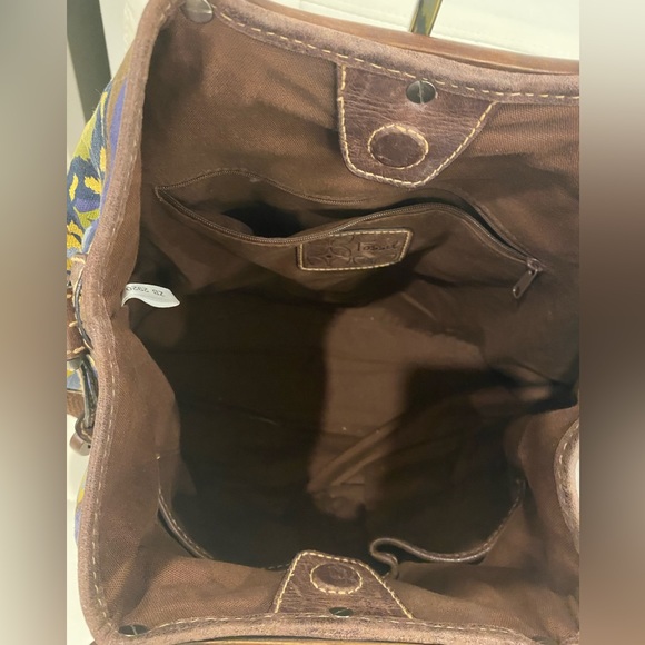 Vintage Fossil Floral Bag - Picture 4 of 8